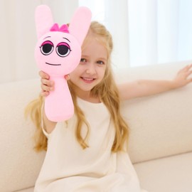 WMP® Sprunki Game Plush, Sprunki Toys Plush, Sprunky Soft Stuffed Animal Pillow Doll Horror Game Birthday for Fans Kids Adult (10" Pink)