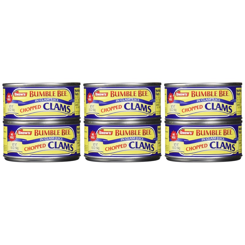 Snow's by Bumble Bee Chopped Clams Juice, 6.5 Ounce (Pack