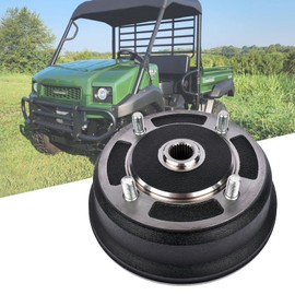 Flynsu 41038-0034 Front Brake Drum Replacement for Kawasaki Mule 3000 3010 4000 4010 Part# 41038-1345, 41038-7501