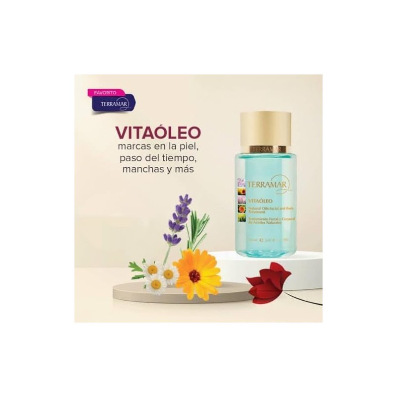 VITAÓLEO TERRAMAR, para rostro y cuerpo, dosminuye manchas por el