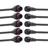 dstfuy Waterproof Connector 2 Wire,16AWG 2Pin Male Female Plug LED