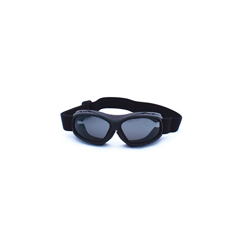 Guard-Dogs Goggle, Evader 1 Matte Black (Clear/Smoke w/FogStopper 2 Lens