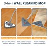 85Inch Wall Mop, Long Handle Wall Cleaner,Baseboard Cleaner Tool with