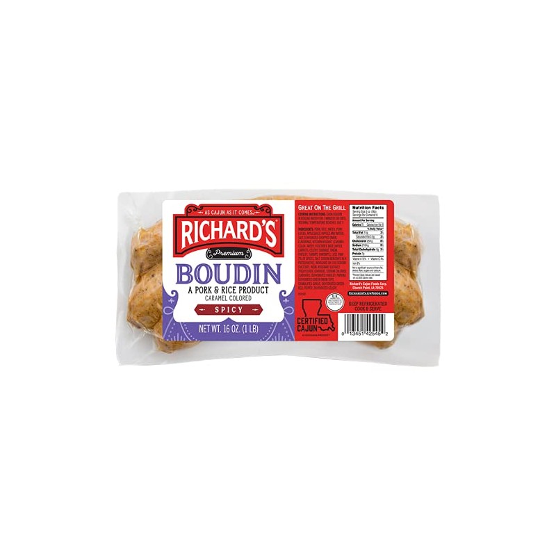Richard's Boudin Variety Pack 16oz (1 of Each)
