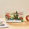 Frameless Clear Aquarium 360 Degree Visibility DIY Decoration Clear Rimless