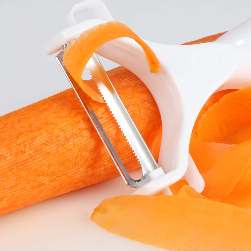 Kleva Range Precision Peeler with Double Blade Action. Vegetable Peeler