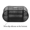 Mesh Desk Office Organizer,Multifunction Pen Holder with Drawer Stationery Storage