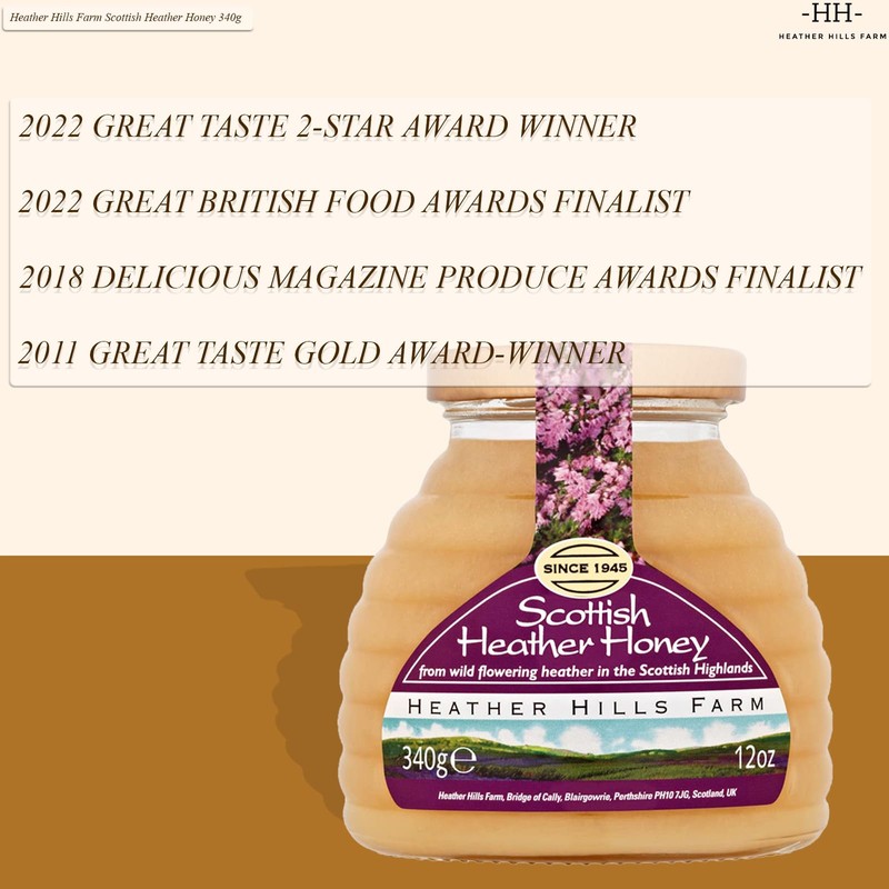 Heather Hills Farm Raw Scottish Heather Honey | Scotland Pure