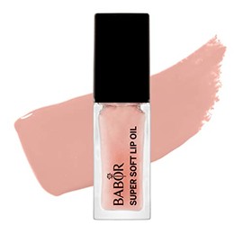 BABOR MAKE UP Lip Oil, nourishing lip oil, non-sticky, for soft lips, with cherry stone oil, shiny Pearl Pink