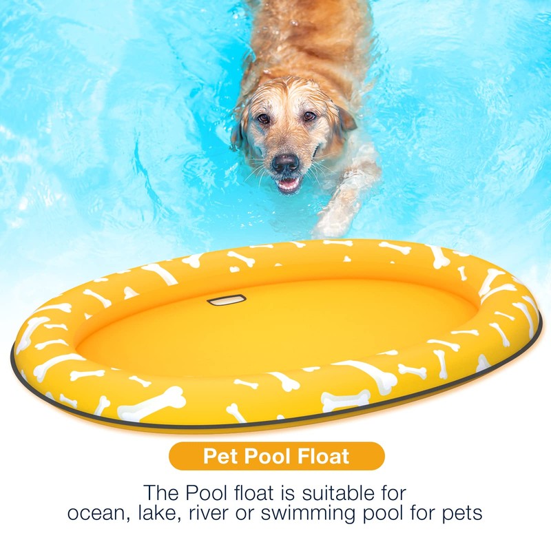 Pet Soft Dog Float Raft - Inflatable Dog Swimming Float
