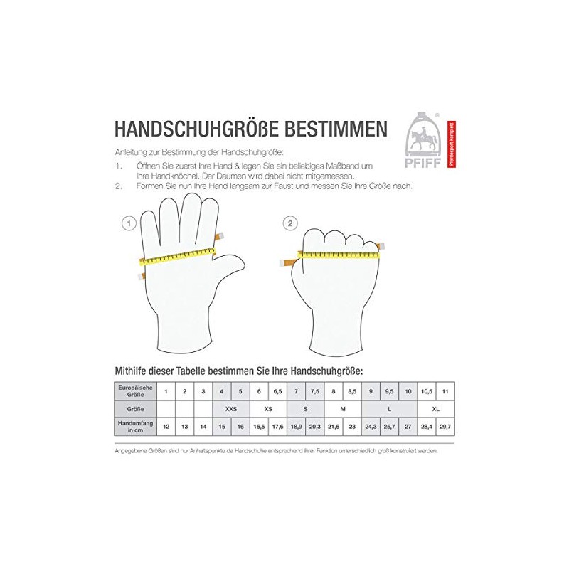 PFIFF Glamour Easy 102814 Riding Gloves White L