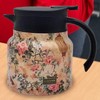 Insulated Carafe - 800ml Thermal Coffee Carafe in Floral Pattern
