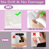 NestGuard Upgraded No Drill Adhesive Furniture Anchor, Adjustable Anti Tip