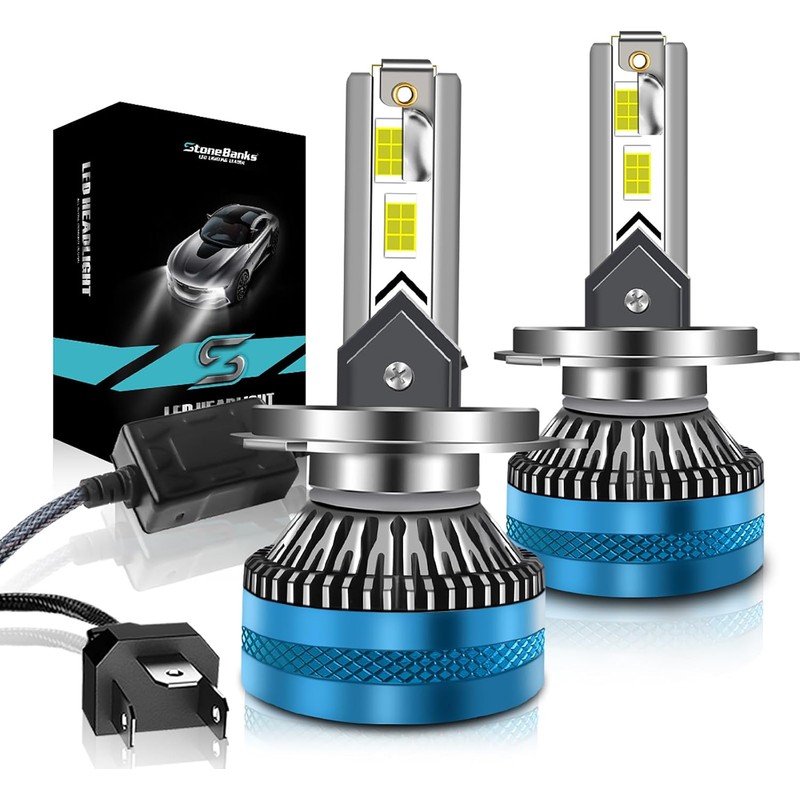 9005 HB3 H10 LED Faros para Delanteros,6500K Luz Blanca, 200W
