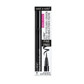 wet n wild Proline Felt Tip Eyeliner, Black, 0.017 Fluid Ounce C875B
