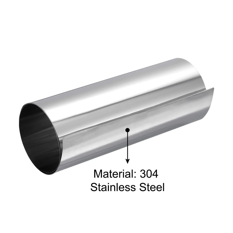 sourcing map 0.1x150x1000mm 304 Stainless Steel Roll Sheet Fine Plate