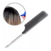 Globusman Peine Cola De Metal Para Corte Profesional Negro