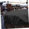Gatuida Fire Pit Cover for Outdoor Patio Fireproof Oxford Fits