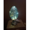 Gerson 3pc Lighted Mercury Easter Egg With Stand Set -