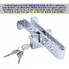 Fnbrli Bloqueador Traba Pedal Auto Antirrobo Seguridad + Candado