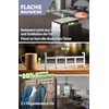 Menz Door Coat Rack for Hanging, Silver-Coloured Stainless Steel Door