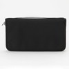 MUJI 38743668 Polyester Passport Case with Clear Pocket, Black, Approx.