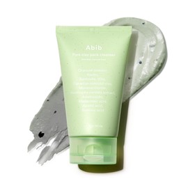 Abib Pore Clay Pack Cleanser Heartleaf Charcoal Foam, 4.05 fl oz, Mousse Form, Oil Control, Unscented