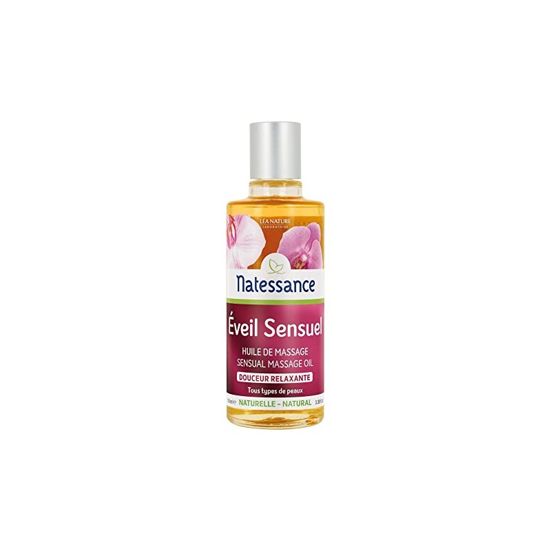 Natessance Naturel Sensual Massage Oil, 100 ml