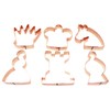 Large Chess Pieces Set Copper Cookie Cutter Set