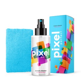 Pixel Perfect | 4.2oz | Screen Cleaner Kit, for TV, Laptops, Computers, Monitors, Phones, Tablets | 120ml Cleaning Kit, Premium Natural Spray