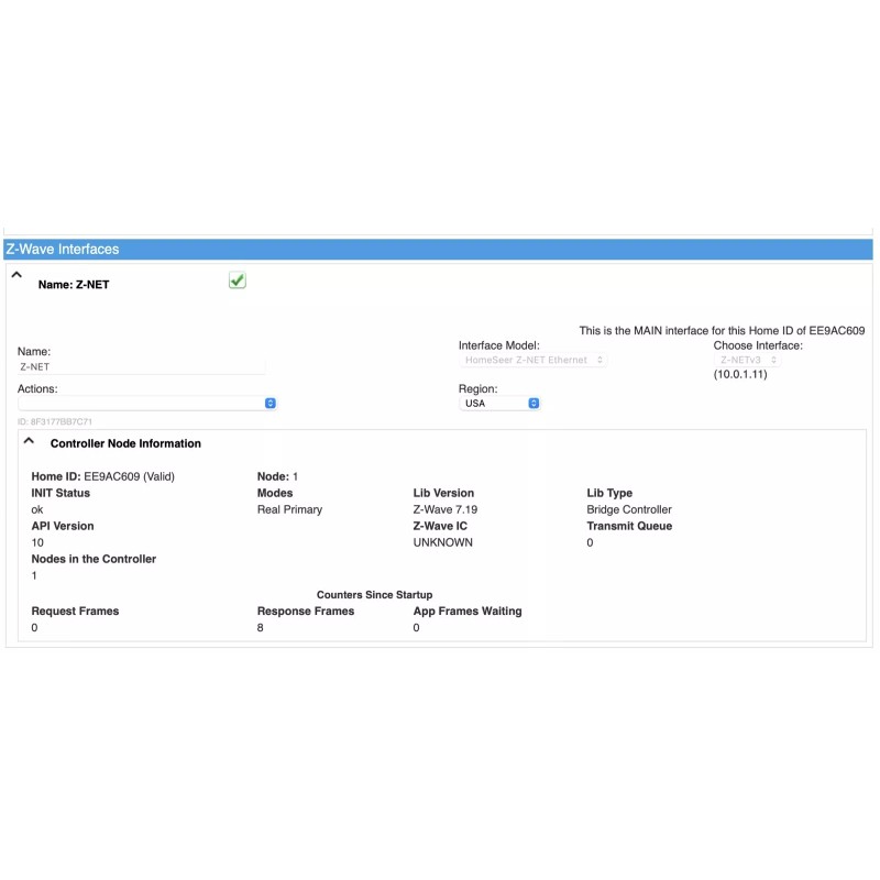 Wise Connect Z-Wave 800 GPIO board and USB interface or