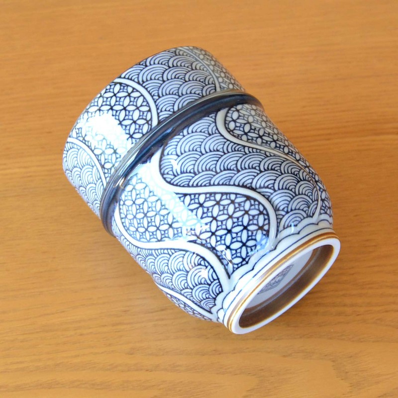 Yunomi Tea Bowl, Extra Large, Large Size, Arita Ware, Hasamiyaki,