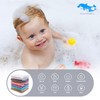 SWEET DOLPHIN 12 Pack Baby Muslin Washcloths - Soft Face