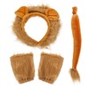 Capaneus 3 Piece Lion Costume Set, Lion Headband Tail Set,