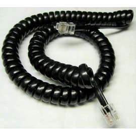 NEC 9 Ft. Black Handset Cord For DSX, DTH, DTP, DTU, DTL, DTR, ITR Series Phones
