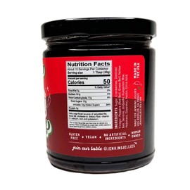 Jenkins Jellies Flammin' Cranberry Hot Pepper Jelly - Sweet & Spicy Jalapeño Jelly - Gluten Free, Vegan Pepper Jam - A Glaze, Dipping Sauce, or Dessert Topping - All Natural & USA Made - 2 x 11 Oz