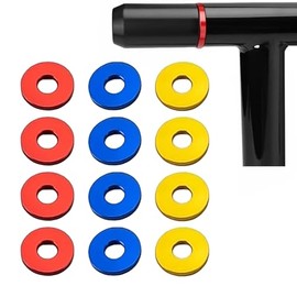 TDZ 12pcs Crash Bar Colored Spacer Ring for Harley & Other Brands 1-1/4" All Models Engine Saddlebag Guards Crash Bar