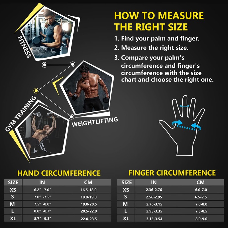 ihuan Breathable Weight Lifting Gloves: Fingerless Workout Gym | Wrist
