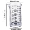 Ackers Shot Glass Measuring Cup 4 Ounce/120ML Liquid Heavy High
