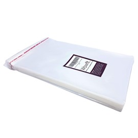 Wowfit 200 Count 6x9 inches Clear Cellophane Plastic Bags, Resealable Self-Sealing Cello Bags Good for 6x9 Print Photos A7 A8 A9 Cards Envelopes and More