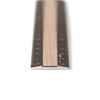 Midori 42280006 Aluminum Wood Ruler 5.9 inches (15 cm), Brown