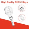 6 Pcs CH751 Key, Siasky Universal CH751 Replacement Keys, RV