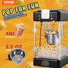 VEVOR Popcorn Maker, 300W Popcorn Popper Machine, 2.5 Oz Kettle