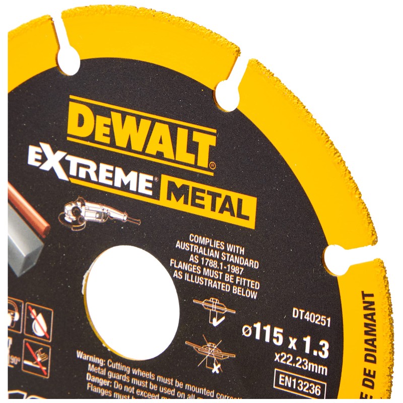 DEWALT DT40251-QZ - Disco de Corte con borde diamantado Extreme