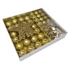 ToCi 45 Piece Christmas Tree Decorations with Star Beads