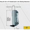 HangEmFast Metal Joist Hanger Installation Jig - Lightweight Durable Ergonomic