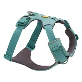 Ruffwear, Front Range Dog Harness, Reflective and Padded, No Pull Harness for Training and Everyday, River Rock Green, Medium