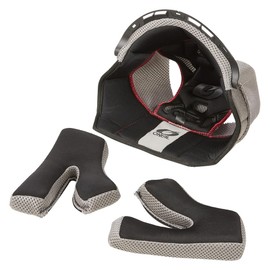 O'NEAL | Mountain Bike Helmet Replacement Parts | MTB Downhill Freeride | Cheek Pads & Inner Lining for Helmets | Liner and Cheek Pads Backflip Helmet | Black | Size XL