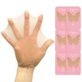 Skinlike HD Wig Cap, 12 Pieces of Invisible and Sheer Breathable Ultra-thin Stretchy Stocking Caps designed for Lace Front Wigs (Nude)