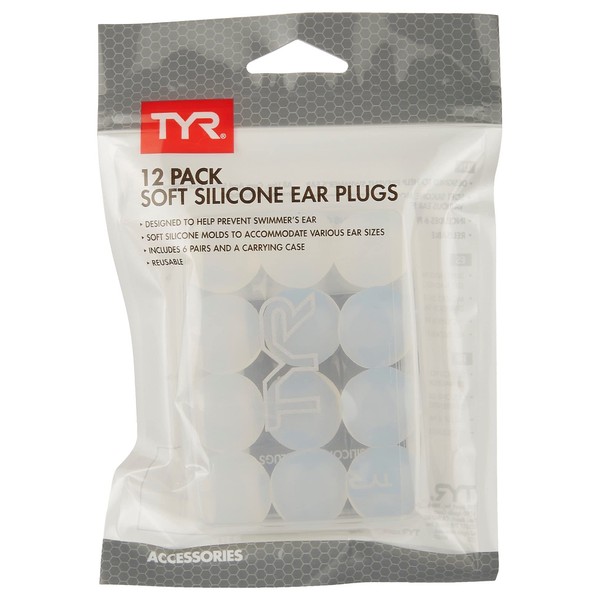 TYR Soft Silicone Ear Plugs